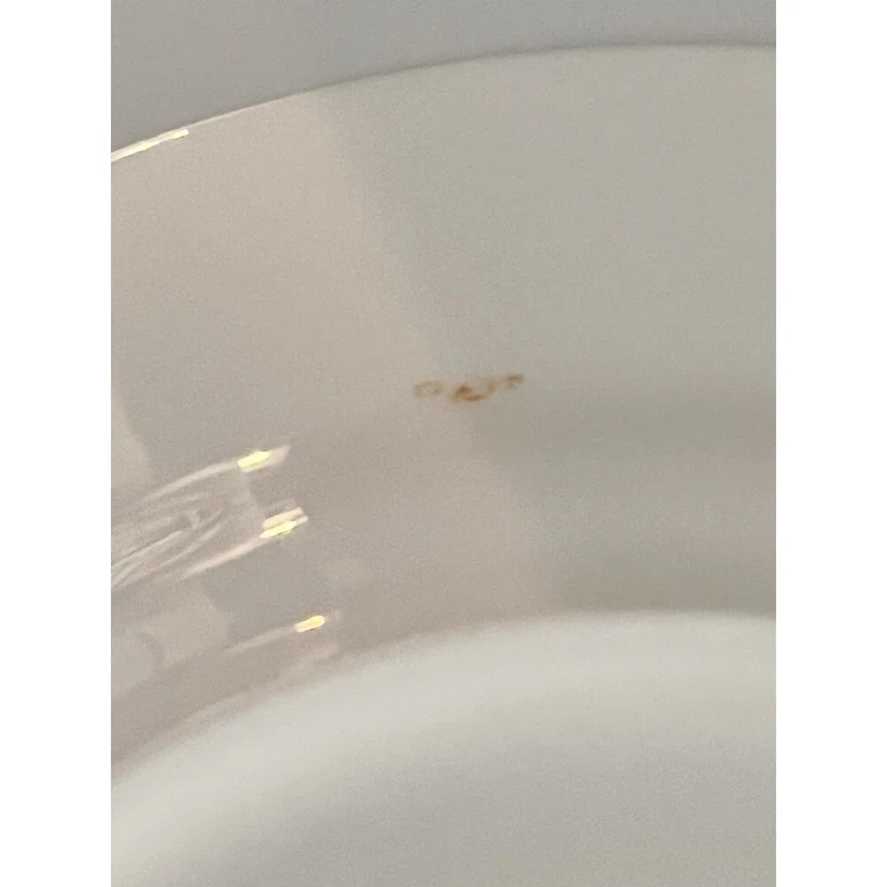 GORHAM Breckenridge Salad Plates 8" White Bone China Set of 4 - Picture 7 of 7